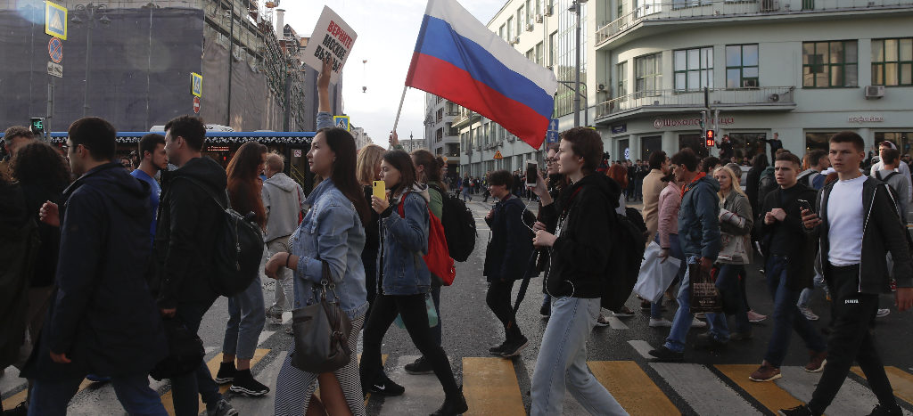 Manifestación récord en Rusia por unas elecciones justas