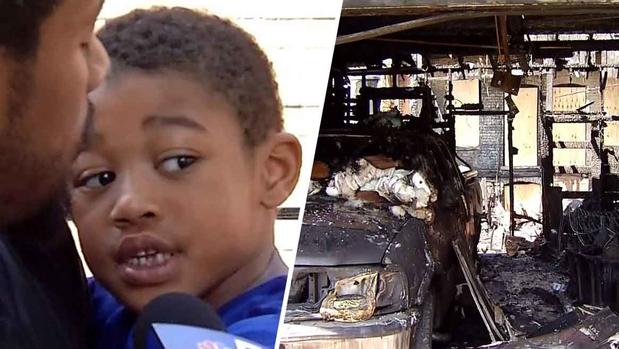 Héroe en Chicago tiene cinco años: salva a familia de morir en incendio
