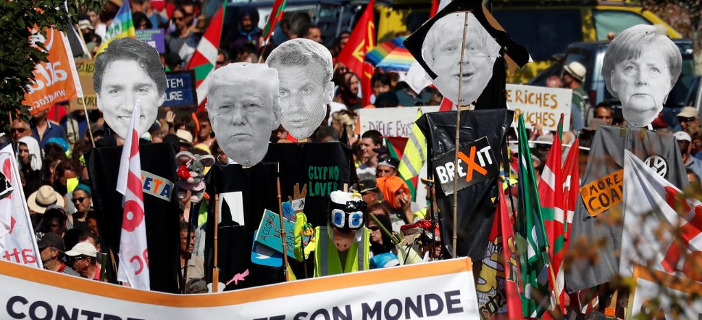 En medio de tensiones y protestas, inicia la cumbre del G7 en Biarritz