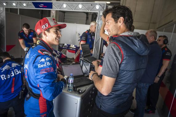Marc Márquez ha tenido la oportunidad de probar un fórmula 1, concretamente un Toro Rosso con motor Honda en el circuito de Red Bull en Spielberg, Austria.