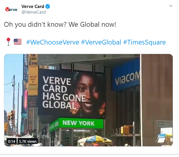 Interswitch Verve Times Square