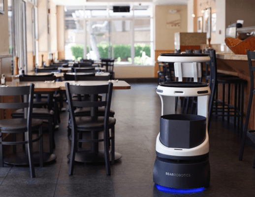 Bear Robotics está recaudando mucho dinero para los robots que entregan comida a los clientes de restaurantes