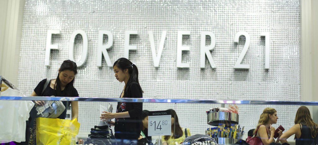 La marca textil Forever 21 estaría preparándose para declararse en bancarrota