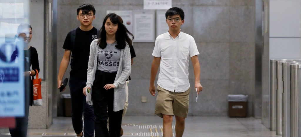 Salen bajo fianza activistas arrestados por la policía de Hong Kong