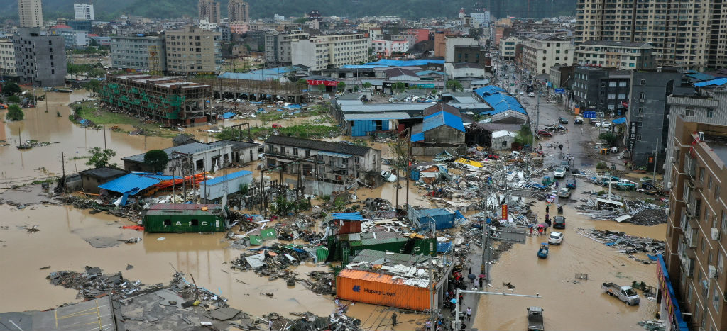 Sube a 44 cifra de muertos por paso de tifón Lekima en China