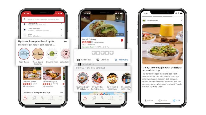 Yelp agrega tiempos de espera predictivos y una nueva forma para que los restaurantes compartan actualizaciones