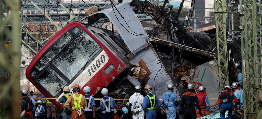 Accidente ferroviario deja un muerto y 33 heridos en Yokohama, Japón | Video