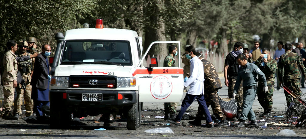 Al menos 30 muertos en doble atentado durante mitin electoral en Afganistán