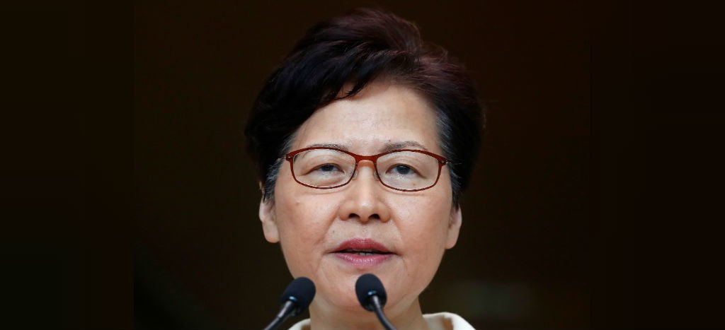 Carrie Lam, jefa de gobierno de Hong Kong, niega que haya pensado renunciar