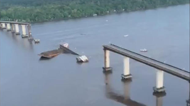 [TLMD - NATL] Video: así queda puente al norte de Brasil tras colapso