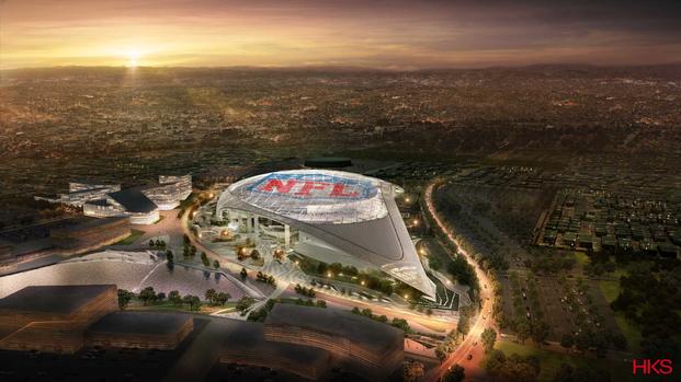 El desarrollo del estadio NFL en Inglewood