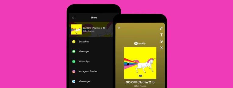 Los usuarios de Spotify ahora pueden compartir música y podcasts en Snapchat