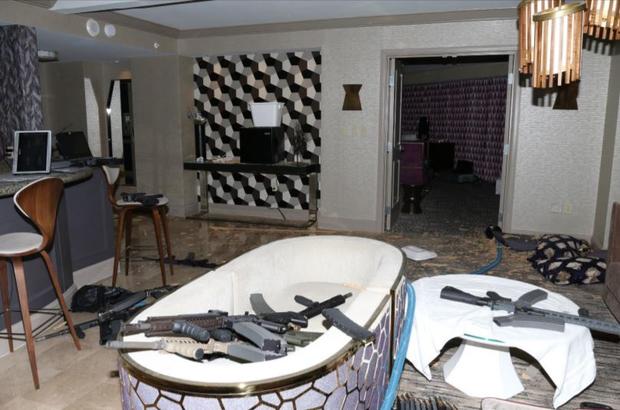 Fotos inéditas, cómo preparó todo el autor de masacre en Las Vegas