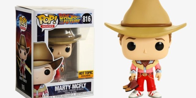 El pop exclusivo de Funko's Back to the Future Cowboy Marty McFly ya está disponible