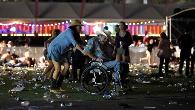 Videos de testigos durante masacre en Las Vegas