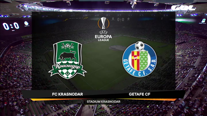 Europa League: Resumen y Goles del Partido Krasnodar-Getafe