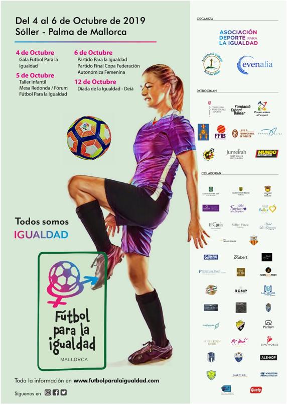 El cartel de la III Edición de 'Fútbol para la Igualdad' FOTO: O.F.