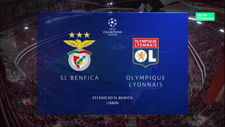 Champions League: Resumen y Goles del Partido Benfica - Lyon