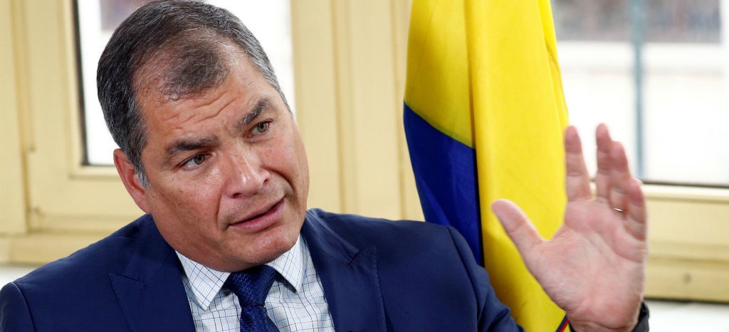En medio de crisis en Ecuador, Correa acusa a Lenín Moreno de “golpista”