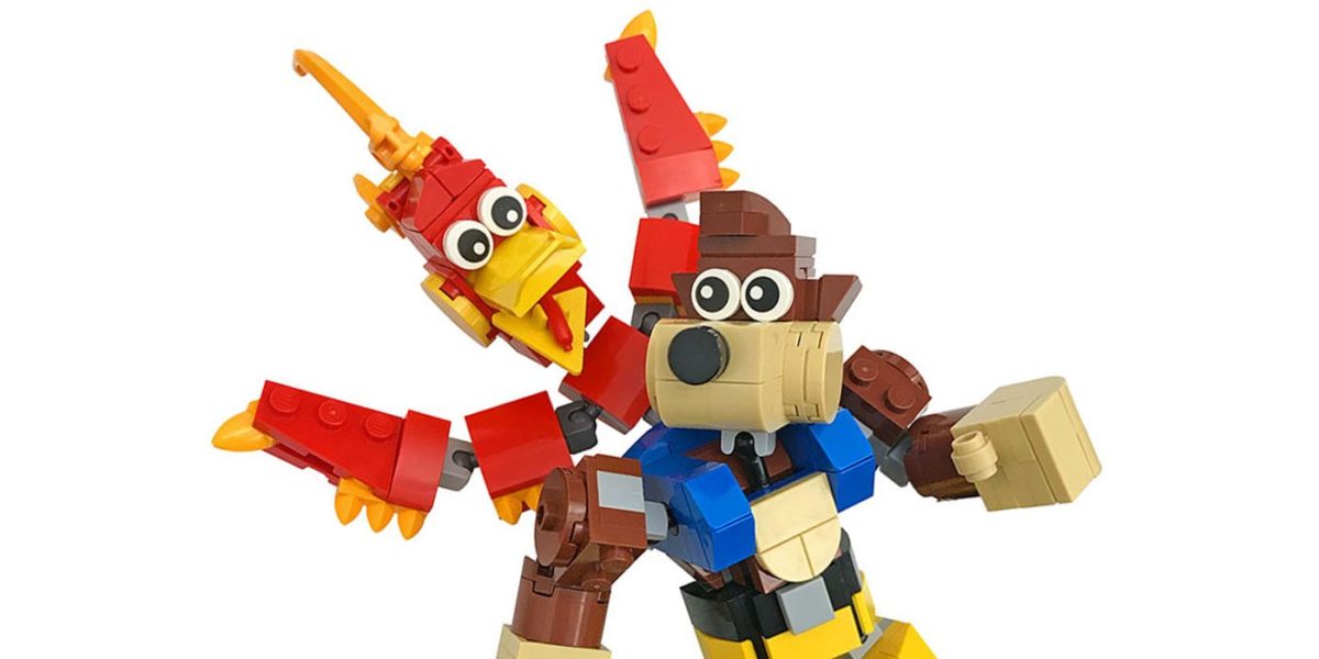 Esta figura de LEGO Ideas Banjo-Kazooie es más dulce que la miel