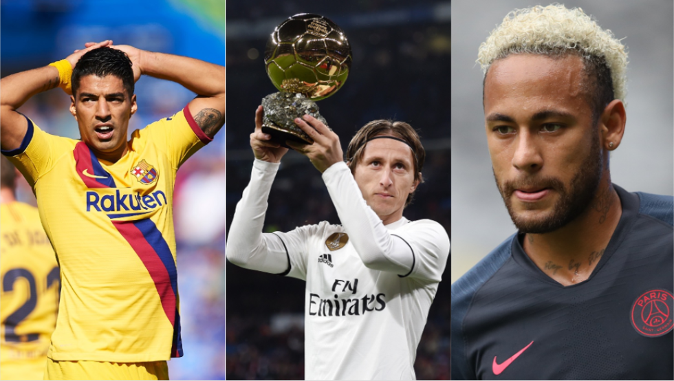 Suárez, Modric y Neymar no están entre los 30 nominados al Balón de Oro