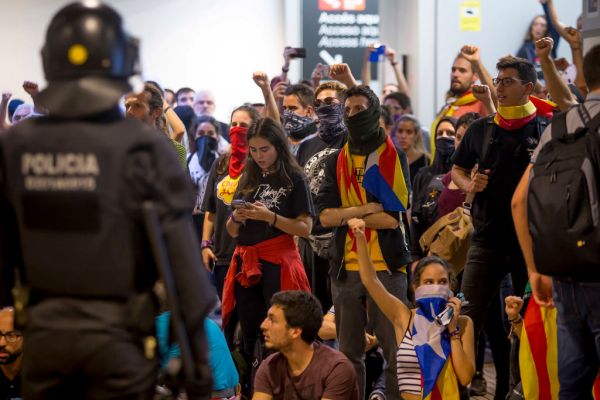 Los separatistas catalanes han trabajado con una aplicación descentralizada para la desobediencia civil.