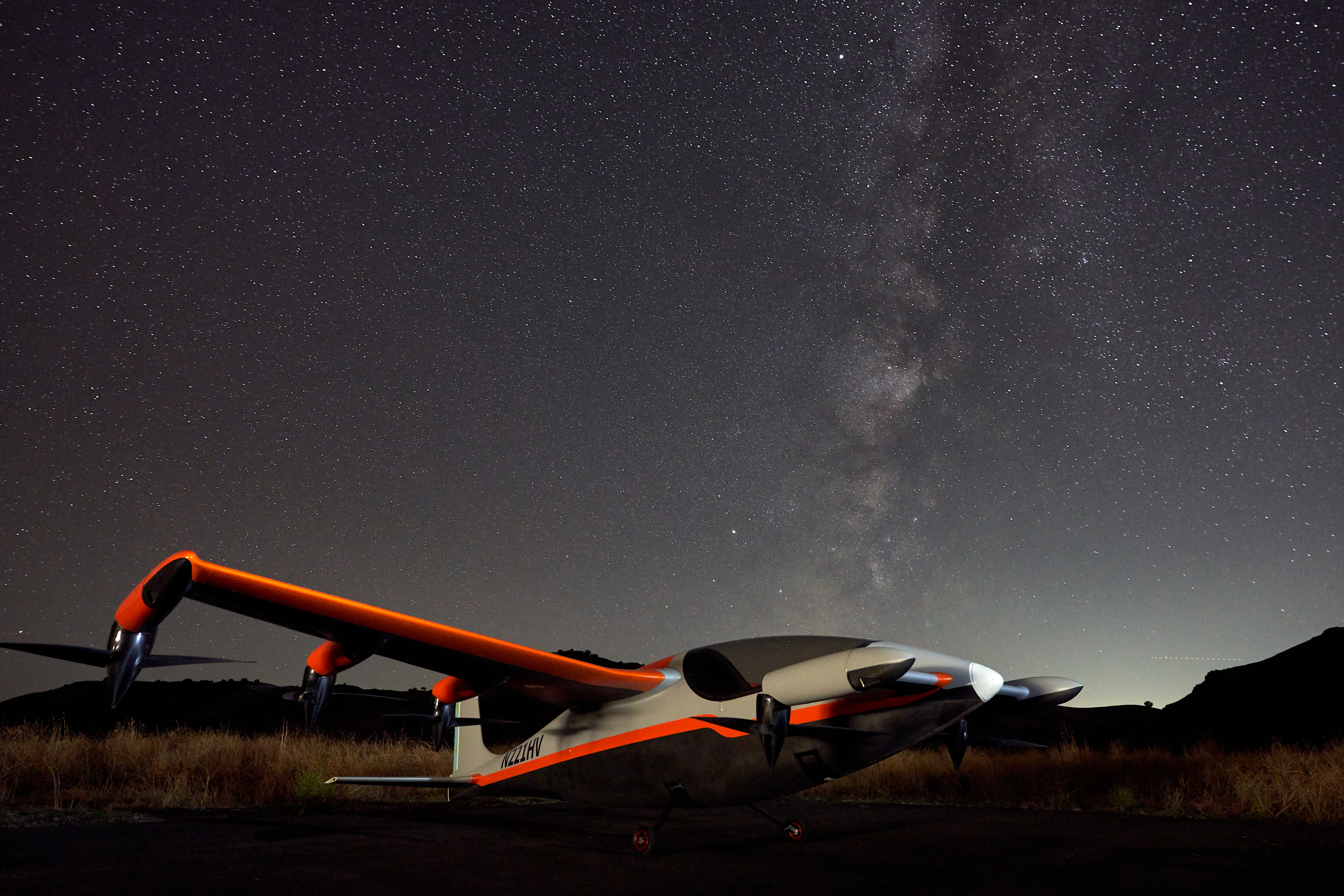 Noche estrellada de Kitty Hawk Heaviside