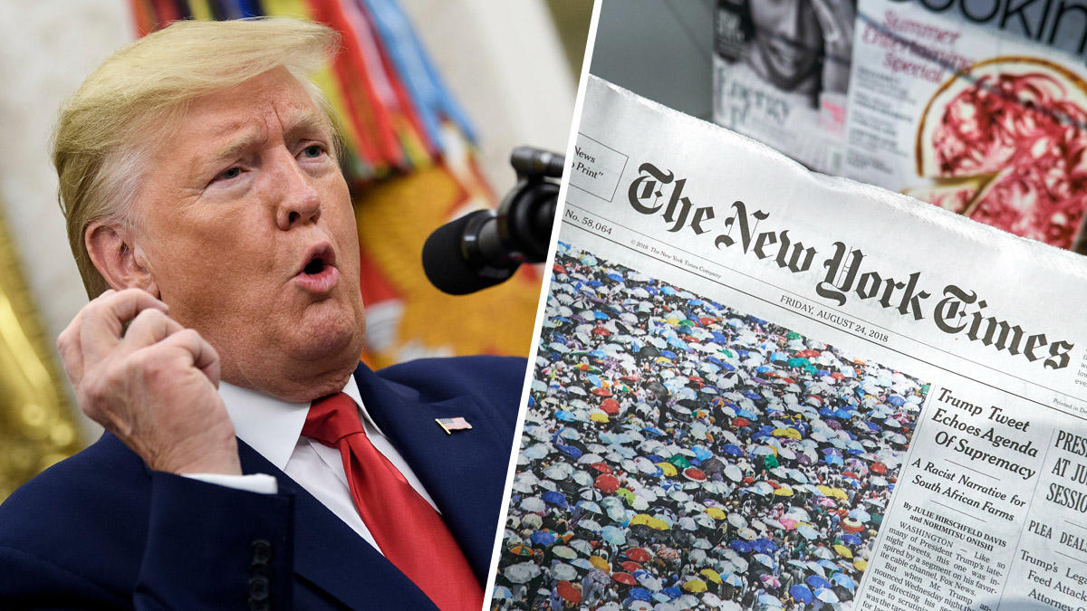 Trump ordena cancelar suscripciones a periódicos