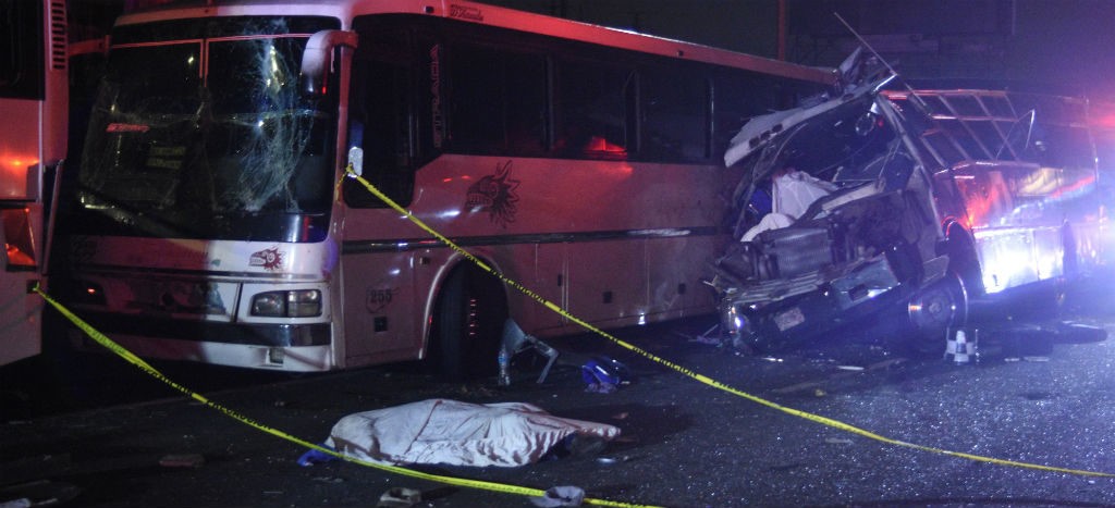 11 muertos por accidente en la autopista México-Pachuca