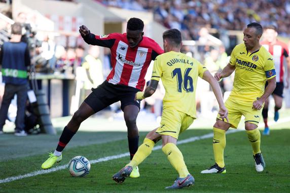 Iñaki Williams, en el partido disputado en el Estadio de la Cerámica