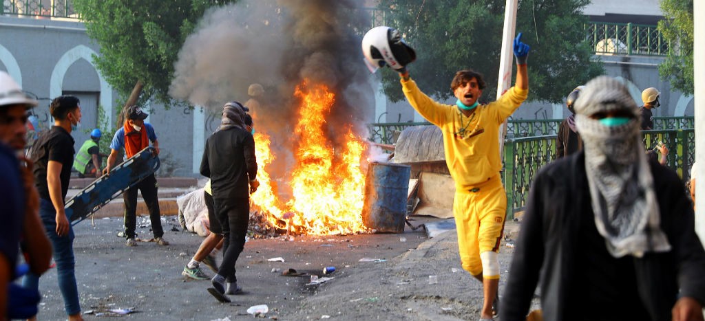 Suman 269 muertos y 8.000 heridos por las protestas en Irak