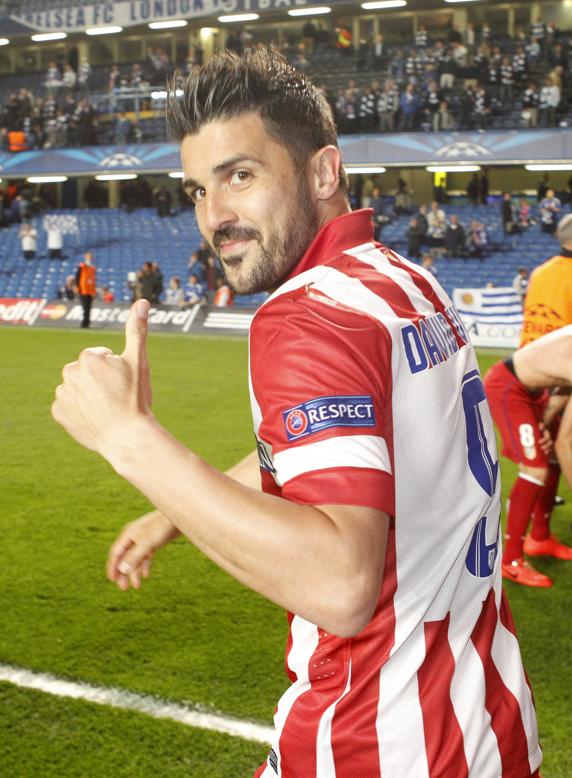 David Villa tuvo tiempo de ganar la Liga con el Atlético.