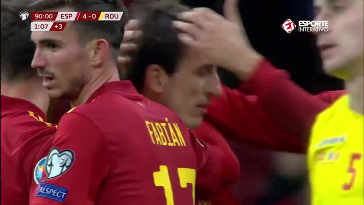 Gol de Mikel Oyarzábal en el España - Rumanía (5-0)