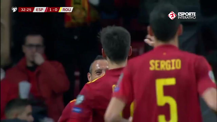 Gol de Gerard Moreno en el España - Rumanía (2-0)