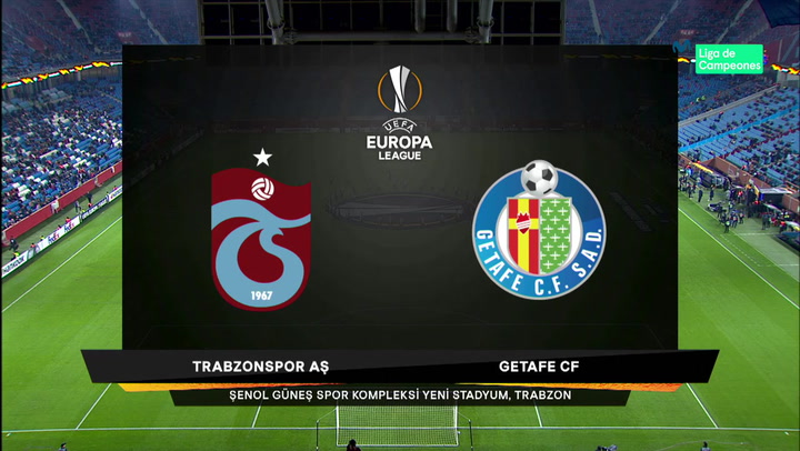 Europa League Resumen y Goles del Trabzonsport - Getafe