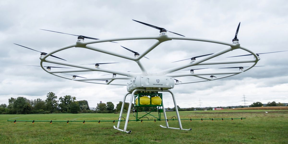 Aquí el dron de cultivo de John Deere & # 039; s