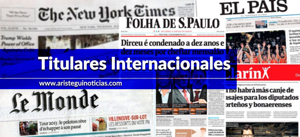 Aumento de emisiones sigue siendo alarmante y renuncias por caso Ucrania | Primeras planas del mundo 27/11/19