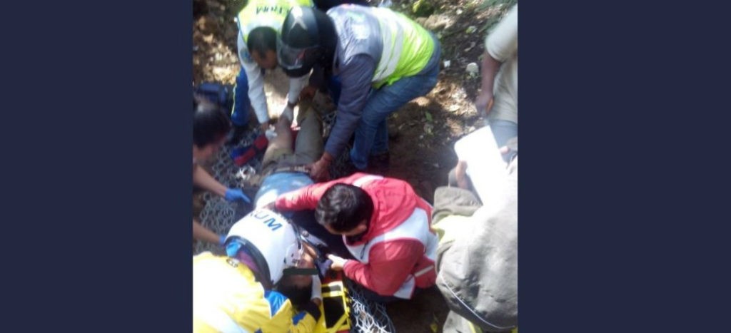 Derrumbe en excavación deja un muerto y tres heridos en Tlalpan