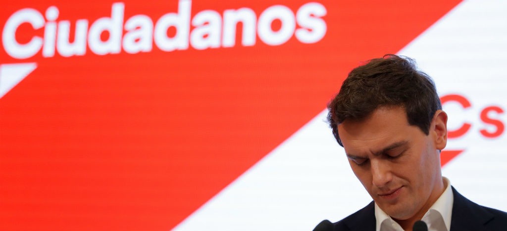 Dimite Albert Rivera, líder de Ciudadanos, tras fracaso electoral en España