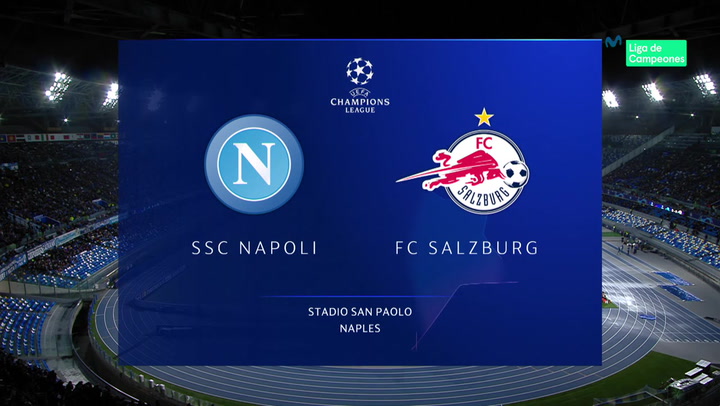 Champions League: Resumen y Goles del Nápoles - Salzburgo