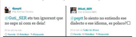 La controvertida respuesta de Guti a un comentario en twitter