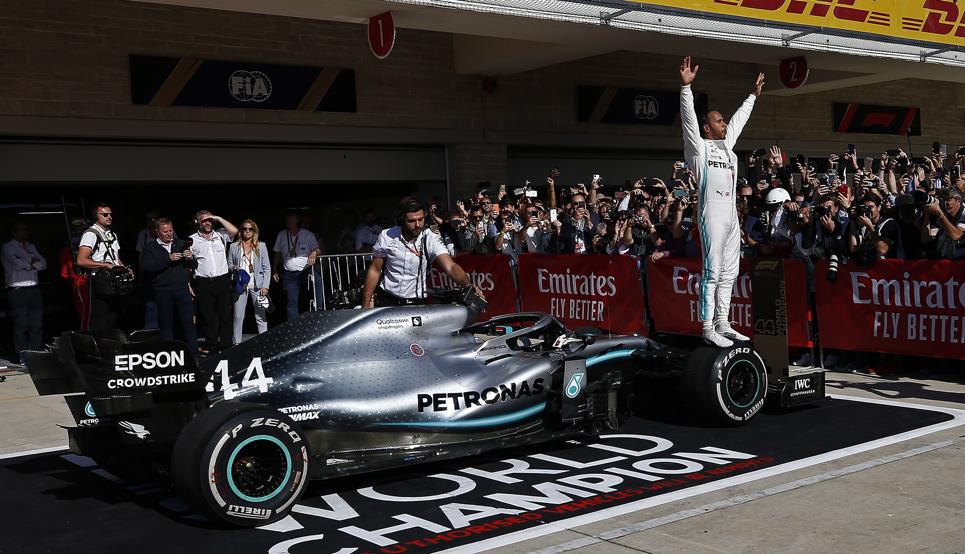 Lewis Hamilton, campeón del Mundo de F1 por sexta vez