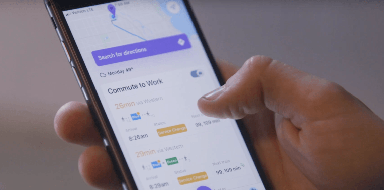 Pigeon, un "Waze para el transporte público" del Área 120 de Google, se expande por los EE. UU.