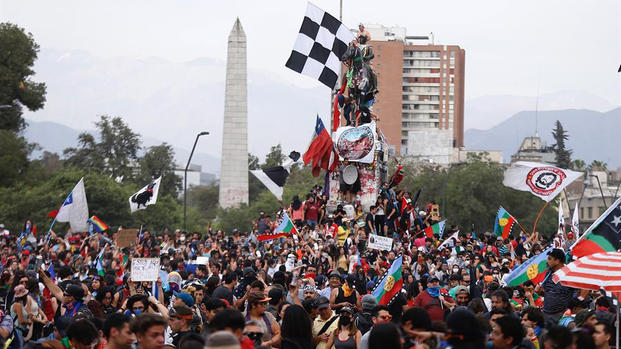 Se cumple un mes del inicio de las protestas en Chile