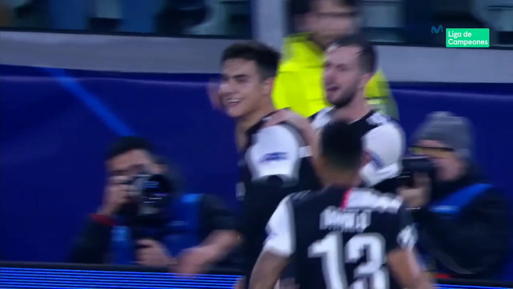 Champions League: Juventus - Atlético. Gol de Paulo Dybala (1-0)
