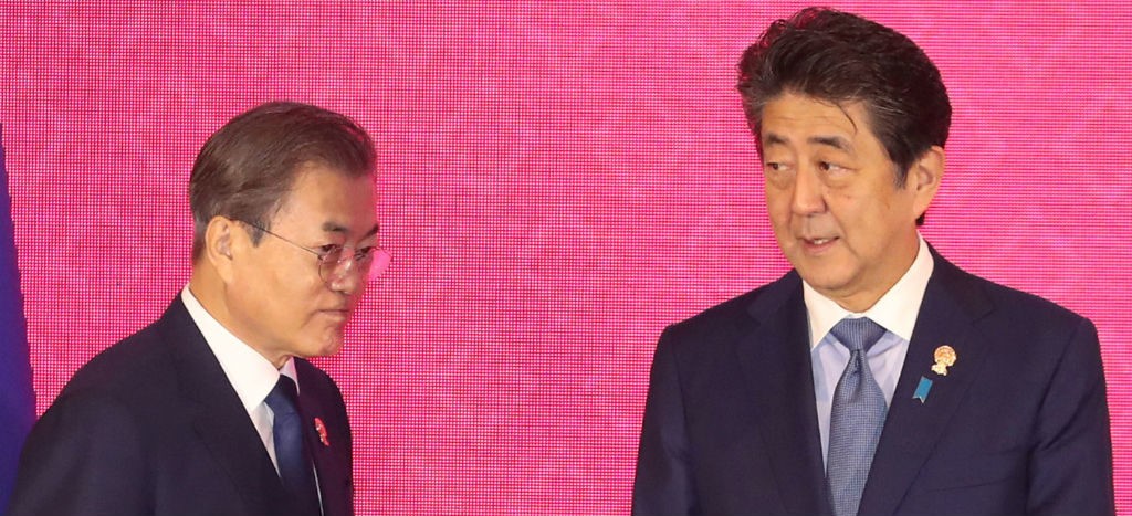 “Alentadora” para la relación bilateral, la reunión entre Moon y Abe: EU