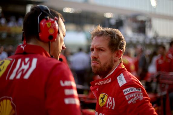 Vettel, hundido y sin reacción