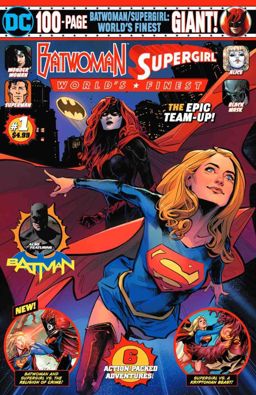 Batwoman Supergirl Worlds Finest Giant # 1