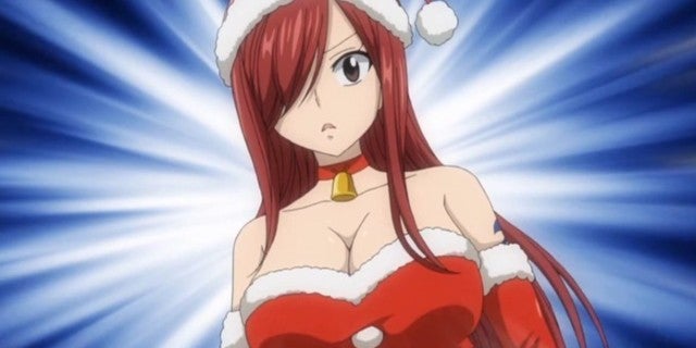 Christmas Fairy Tail Cosplay prepara a Erza para las fiestas