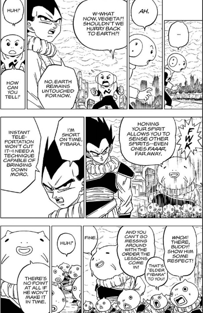 Dragon Ball Super Manga 55 Vegeta Nueva técnica de poderes de Yardrat